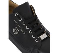 Sneaker PHILIPP PLEIN "Hexagon", Herren, Gr. 39, Normalschaft, 0202, schwarz, schwarz, Schuhe Sneaker (84439240-39) 0202, schwarz, schwarz