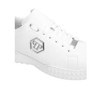 Sneaker PHILIPP PLEIN "Hexagon", Herren, Gr. 41, Normalschaft, 01, weiß, Schuhe Sneaker (64198433-41) 01, weiß