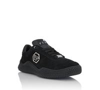 Sneaker PHILIPP PLEIN "Hexagon", Herren, Gr. 41, Normalschaft, schwarz (0202, schwarz, schwarz), Schuhe Sneaker (85617119-41) 0202, schwarz, schwarz