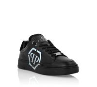 Sneaker PHILIPP PLEIN "Hexagon", Herren, Gr. 46, Normalschaft, 0202, schwarz, schwarz, Schuhe Sneaker (96683662-46) 0202, schwarz, schwarz