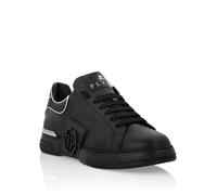Sneaker PHILIPP PLEIN "Hexagon", Herren, Gr. 46, Normalschaft, schwarz (0202, schwarz, schwarz), Schuhe Sneaker (60568152-46) 0202, schwarz, schwarz