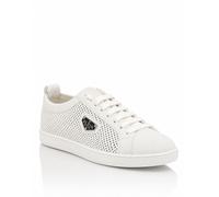 Sneaker PHILIPP PLEIN "Low-Top-Sneaker", Herren, Gr. 44, Normalschaft, 01of, sanftes weiß, Schuhe Sneaker (47192154-44) 01of, sanftes weiß
