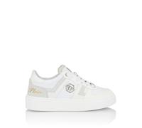 Sneaker PHILIPP PLEIN "Low-Top-Sneaker", Jungen, Gr. 33, Normalschaft, weiß (01, weiß), Schuhe Sneaker (20584648-33) 01, weiß