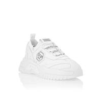 Sneaker PHILIPP PLEIN "Predator", Herren, Gr. 37, Normalschaft, 0101, weiß, weiß, Schuhe Sneaker (66583908-37) 0101, weiß, weiß