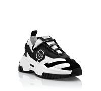 Sneaker PHILIPP PLEIN "Predator", Herren, Gr. 37, Normalschaft, 0102, weiß, schwarz, Schuhe Sneaker (61700131-37) 0102, weiß, schwarz