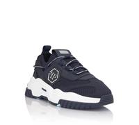 Sneaker PHILIPP PLEIN "Predator", Herren, Gr. 42, Normalschaft, schwarz-weiß (24, navy), Schuhe Sneaker (14755132-42) 24, navy
