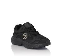 Sneaker PHILIPP PLEIN "Läufer", Damen, Gr. 46, Normalschaft, 02, schwarz, Schuhe Sneaker (39044141-46) 02, schwarz