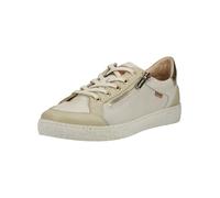 Sneaker PIKOLINOS "PIKOLINOS Sneaker Leder", Damen, Gr. 39, beige (beige, gold), Leder, Schuhe Sneaker (88058323-39) beige, gold