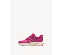 Keilsneaker TAMARIS, Damen, Gr. 36, rosa (pink), Lederimitat, Textil, kontrastfarbene Details, Schuhe, Keilabsatz, Freizeitschuh, Schlupfschuh aus der STEP IN-Linie (21719151-36) pink