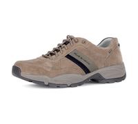 Sneaker PIUS GABOR, Herren, Gr. 9 (43), hellbraun, Veloursleder, Schuhe Sneaker, Freizeitschuh, Komfortschuh, Schnürschuh in Weite G (=weit) (62658618-9) hellbraun