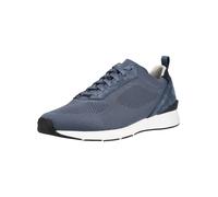 Sneaker PIUS GABOR "Pius Gabor Sneaker Nubukleder/Textil", Herren, Gr. 42, schwarz, dunkelblau, Nubukleder, Textil, Schuhe Sneaker (35681165-42) schwarz, dunkelblau