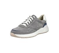 Sneaker PIUS GABOR "Pius Gabor Sneaker Veloursleder", Herren, Gr. 43, grau, weiß, Veloursleder, Schuhe Sneaker (55924847-43) grau, weiß