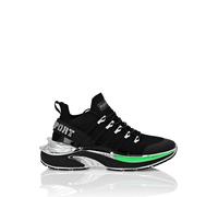 Sneaker PLEIN SPORT "Chrome Surfer", Herren, Gr. 43, Normalschaft, grün (0227, schwarz, grünfluo), Schuhe Sneaker (88334704-43) 0227, schwarz, grünfluo