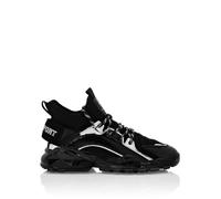 Sneaker PLEIN SPORT "Laufschuh", Kinder, Gr. 28, Normalschaft, schwarz-weiß (02, schwarz), Schuhe Sneaker (64769006-28) 02, schwarz