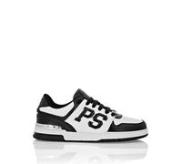 Sneaker PLEIN SPORT "Lo-Top Turnschuhe", Gr. 41, Normalschaft, schwarz-weiß (0102, weiß, schwarz), Schuhe (70979604-41) 0102, weiß, schwarz