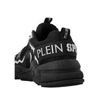 Sneaker PLEIN SPORT "Lo-Top Turnschuhe", Damen, Gr. 46, Normalschaft, silber (0270, schwarz, silber), Schuhe Sneaker (20896633-46) 0270, schwarz, silber