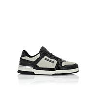 Sneaker PLEIN SPORT "Lo-Top Turnschuhe", Herren, Gr. 41, Normalschaft, schwarz-weiß (0102, weiß, schwarz), Schuhe Sneaker (29960054-41) 0102, weiß, schwarz