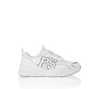 Sneaker PLEIN SPORT "Low-Top-Sneaker", Damen, Gr. 43, Normalschaft, weiß (0101, weiß, weiß), Schuhe Sneaker (73003715-43) 0101, weiß, weiß
