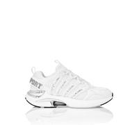 Sneaker PLEIN SPORT "Lo-Top Turnschuhe", Damen, Gr. 39, Normalschaft, weiß (01, weiß), Schuhe Sneaker (86296420-39) 01, weiß