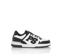 Sneaker PLEIN SPORT "Low-Top Sneakers PS Cocco", Herren, Gr. 37, Normalschaft, 0102, weiß, schwarz, Schuhe Sneaker (90798863-37) 0102, weiß, schwarz