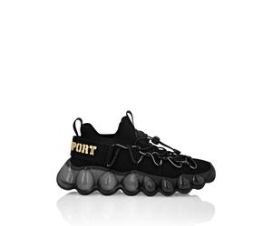 Sneaker PLEIN SPORT "The Bubble Gen.x.2 Tiger", Damen, Gr. 45, Normalschaft, schwarz (02, schwarz), Schuhe Sneaker (91601236-45) 02, schwarz
