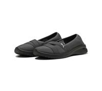 Sneaker PUMA "ADELINA 2", Damen, Gr. 42, silber (shadow gray, puma silber, puma schwarz), Textil, Schuhe Sneaker, mit minimalistischer Silhouette, flexibles Obermaterial aus Textil (10938722-42) shado