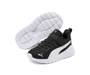 Sneaker PUMA "ANZARUN LITE AC INF", Kinder, Gr. 22, schwarz-weiß (puma schwarz, puma weiß), Textil, unifarben, Schuhe Sneaker, mit Klettverschluss, mit CMEVA-Dämpfung, aus Textil (21825321-22) puma sc