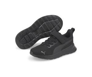 Sneaker PUMA "Anzarun Lite Kids Sneaker Kinder", Kinder, Gr. 28, schwarz (schwarz ultra gray), Obermaterial: Textil, Synthetik. Futter: Textil. Innensohle: Textil. Laufsohle: Synthetik, Gummi, Schuhe
