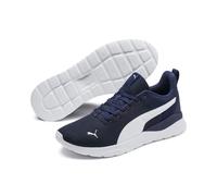 Sneaker PUMA "Anzarun Lite Sneakers Erwachsene", Damen, Gr. 38,5, peacoat weiß blau, Obermaterial: Synthetik, Textil. Futter: Textil. Innensohle: Textil. Laufsohle: Synthetik, Gummi, Schuhe Sneaker (3