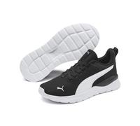 Sneaker PUMA "Anzarun Lite Sneakers Jugendliche", Kinder, Gr. 37,5, schwarz-weiß (schwarz, weiß), Obermaterial: Synthetik, Textil. Futter: Textil. Innensohle: Textil. Laufsohle: Synthetik, Gummi, Schu