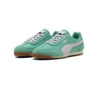 Sneaker PUMA "ARIZONA NYLON", Damen, Gr. 37, grün (vibrant grün, lavender pop, gum), Textil, mehrfarbig, Schuhe Sneaker, für vielseitige Einsätze, mit Wildleder-Overlays, sportlicher Stil (86790616-37