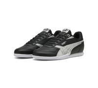 Sneaker PUMA "Bella Donna Metallic Whisper Sneakers Damen", Herren, Gr. 35,5, schwarz silber metallic, Obermaterial: Synthetik, Textil. Futter: Textil. Innensohle: Textil. Laufsohle: Gummi, Schuhe Sne