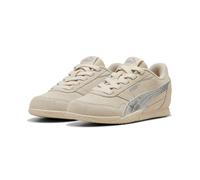 Sneaker PUMA "BELLA DONNA SD METALLIC AC PS", Damen, Gr. 35, beige (alpine snow, puma silber), Synthetik, unifarben, Schuhe Sneaker, mit sportlichem Design, mit leicht profilierter Gummilaufsohle (680