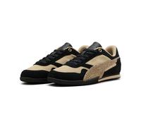 Sneaker PUMA "BELLA DONNA SD TOPCAT", Damen, Gr. 41, toasted almond, puma schwarz, Leder, Schuhe Sneaker, mit Animal-Print, mit Textil-Innenmaterial, mit Schnürung (29637726-41) toasted almond, puma s