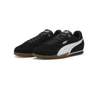Sneaker PUMA "Bella Donna Sneakers Damen", Damen, Gr. 35,5, schwarz-weiß (schwarz, weiß), Obermaterial: Textil, Synthetik, Kuhleder. Futter: Textil. Innensohle: Textil. Laufsohle: Gummi, Schuhe Sneake