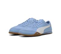 Sneaker PUMA "Bella Lea Sneakers Damen", Herren, Gr. 40.5, blissful blau gum beige, Obermaterial: Gummi, Kuhleder, Synthetik, Leder. Futter: Synthetik, Textil. Innensohle: Textil, Keine Angabe. Laufso