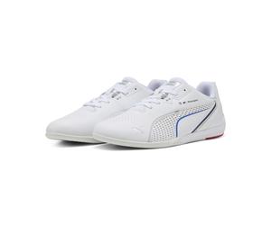 Sneaker PUMA "BMW M Motorsport Drift Cat 11 Sneakers Erwachsene", Damen, Gr. 45, weiß (weiß cool cobalt blau), Obermaterial: Synthetik, Textil, Leder; Futter: Textil; Innensohle: Textil; Laufsohle: Gu
