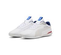 Sneaker PUMA "BMW M Motorsport Neo Cat 3.0 Sneakers Erwachsene", Damen, Gr. 46, weiß silber metallic, Obermaterial: Synthetik, Textil. Futter: Textil. Innensohle: Textil. Laufsohle: Gummi, Schuhe Snea