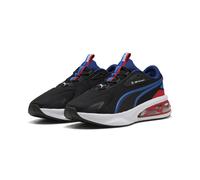 Sneaker PUMA "BMW M Motorsport Solar Sneakers Erwachsene", Gr. 45, schwarz pop rot weiß, Obermaterial: Textil, Synthetik; Futter: Textil - Naturfaser; Innensohle: Textil; Laufsohle: Gummi, Schuhe Snea