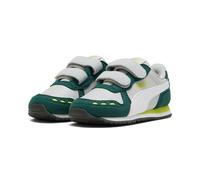 PUMA Unisex-Sneaker Cabana Racer SL 20 V INF für Babys, cool, hellgrau, weiß-dunkel, Myrtle-Lime, für Kinder ab 7 UK
