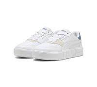 Sneaker PUMA "Cali Court Match Sneakers Damen", Damen, Gr. 35,5, weiß (weiß schwarz indigo blau), Obermaterial: Kuhleder, Synthetik. Futter: Textil. Innensohle: Textil. Laufsohle: Gummi, Schuhe Sneake
