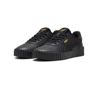 Sneaker PUMA "CARINA 3.0 ANIMAL FLAIR", Damen, Gr. 39, schwarz (puma schwarz, puma gold), Synthetik, unifarben, Schuhe Sneaker (55730133-39) puma schwarz, puma gold
