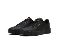 PUMA Damen Carina 3.0 Sneaker, Black Gold, 39 EU