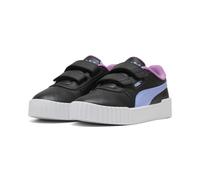 Sneaker PUMA "CARINA 3.0 JELLY HEAVEN V PS", Damen, Gr. 33, puma schwarz, intense lavender, Synthetik, unifarben, Schuhe Sneaker, mit Klettverschluss, profilierte Gummilaufsohle, aus Synthetik (993607