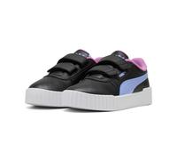 Sneaker PUMA "CARINA 3.0 JELLY HEAVEN V PS", Mädchen, Gr. 29, puma schwarz, intense lavender, Synthetik, unifarben, Schuhe Sneaker, für Kinder, mit Klettverschluss, mit profilierter Gummilaufsohle (99