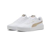 PUMA Carina 3.0 Metallic Whisper Damen-Sneaker, Weißgold, 37 EU, Weißes Gold, 37 EU