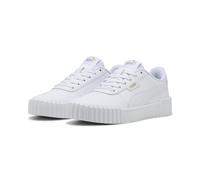 Puma Damen Carina Adult Sneaker, Puma White Puma Gold, 41 EU