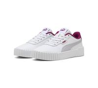 Sneaker PUMA "Carina 3.0 Sneakers Mädchen", Damen, Gr. 38, lila (weiß lila crush lila), Obermaterial: Synthetik, Textil, Kuhleder, Leder. Futter: Textil. Innensohle: Textil, Keine Angabe. Laufsohle: G