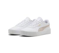PUMA Carina 3.0 Topcat Damen-Sneaker, Elfenbeinweiß, mattiert, Größe 38, Elfenbeinweiß, mattiert, 38 EU