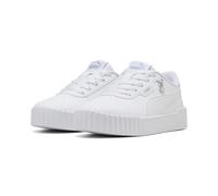 Sneaker PUMA "CARINA 30 CHARM PS", Mädchen, Gr. 31, puma weiß, puma silber, Synthetik, Schuhe Sneaker (67799667-31) puma weiß, puma silber